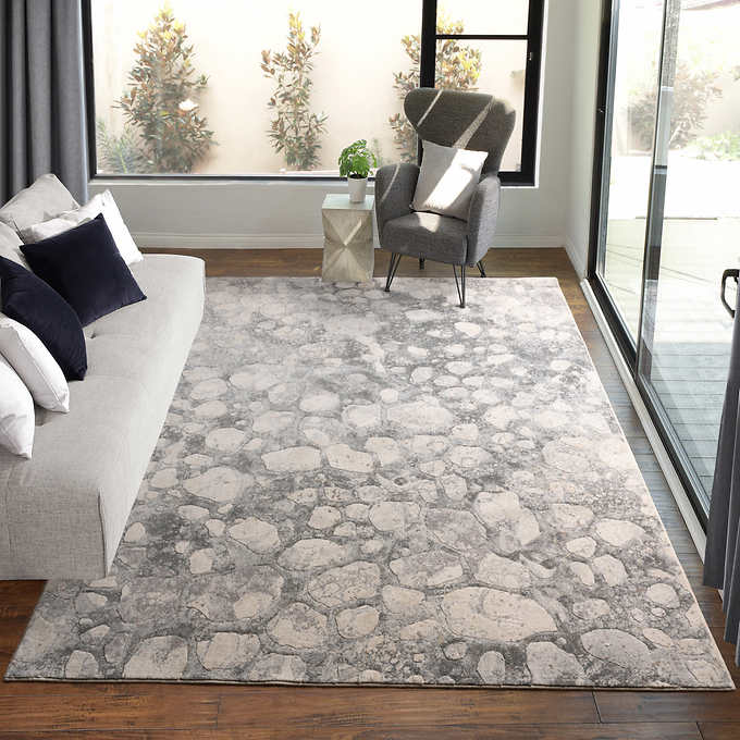 NEW - Costco - Avia Area Rug, Uma Grey 8'8" x 13' - Retail $599 - Image 2