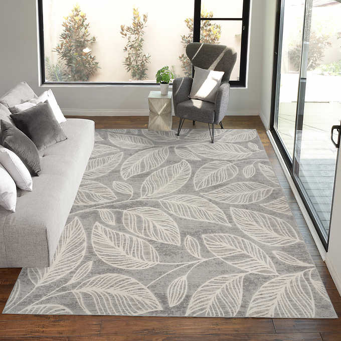 NEW - Costco - Avia Area Rug Collection, Jailyn Grey 8'8" x 13' - Retail $599 - Image 2