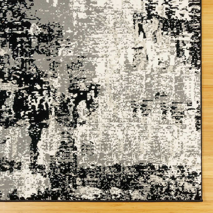 NEW - Costco - Thomasville Timeless Classic Rug Collection, Otello Black 6'6" x 9'6" - Retail $214 - Image 4