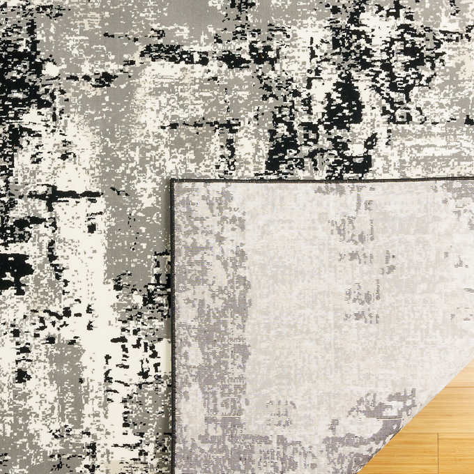 NEW - Costco - Thomasville Timeless Classic Rug Collection, Otello Black 6'6" x 9'6" - Retail $214 - Image 5