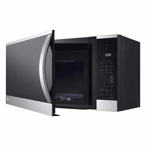 LG 1.8 cu. ft. Smart Wi-Fi Enabled OTR Microwave Oven with EasyClean - MVEM1825F - Retail $399 - Image 4