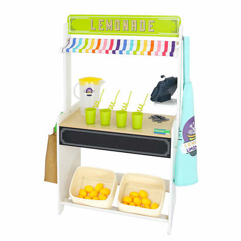 NEW - Costco - Wooden Lemonade Stand & Accessories - Retail $68 - Image 4