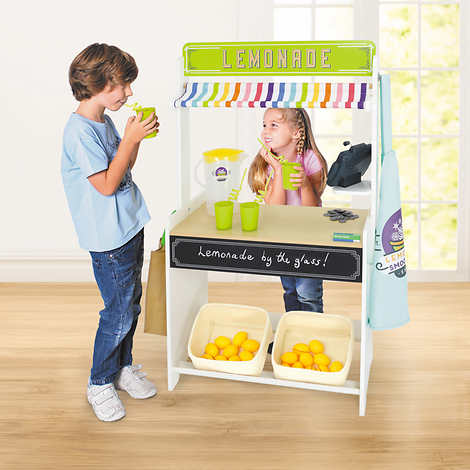 NEW - Costco - Wooden Lemonade Stand & Accessories - Retail $68 - Image 5
