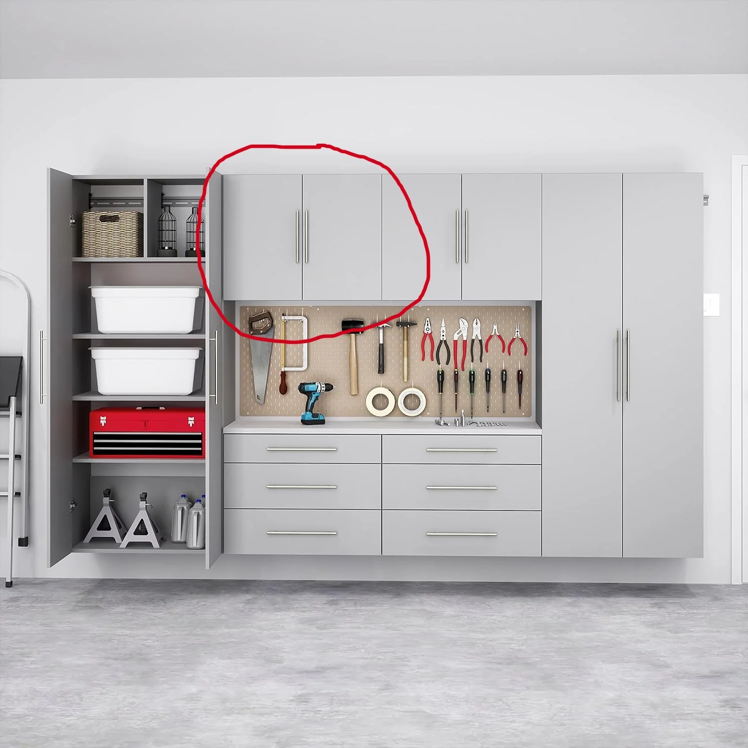 NEW - HangUps Storage Cabinet 30"