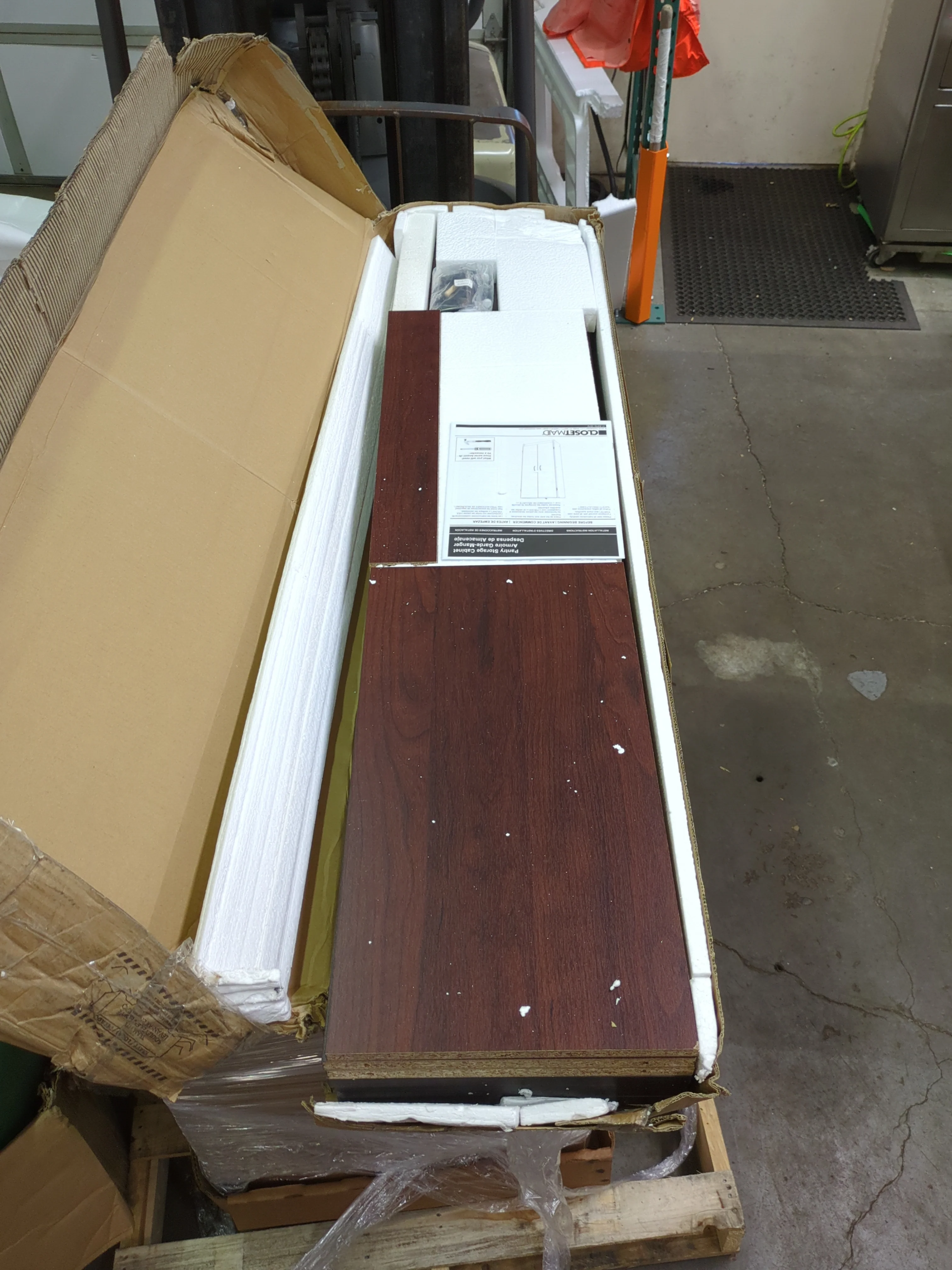NEW - ClosetMaid Pantry Cabinet Cupboard with 2 Doors Adjustable Shelves, Standing - Retail $133 - Image 6