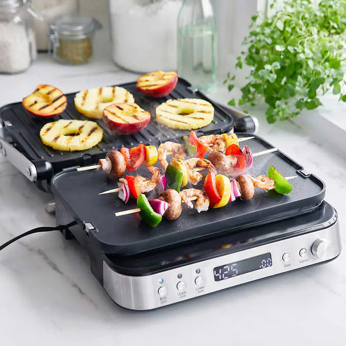 NEW - Costco - GreenPan 7-in-1 Ceramic Nonstick Grill Griddle and Waffle Maker - Retail $139 - Image 4