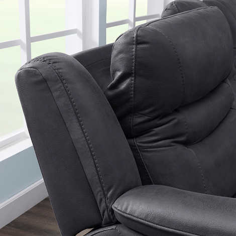 NEW - Costco - Kelsee Fabric Power Reclining Sectional with Power Headrests - Retail $2399 - Image 9