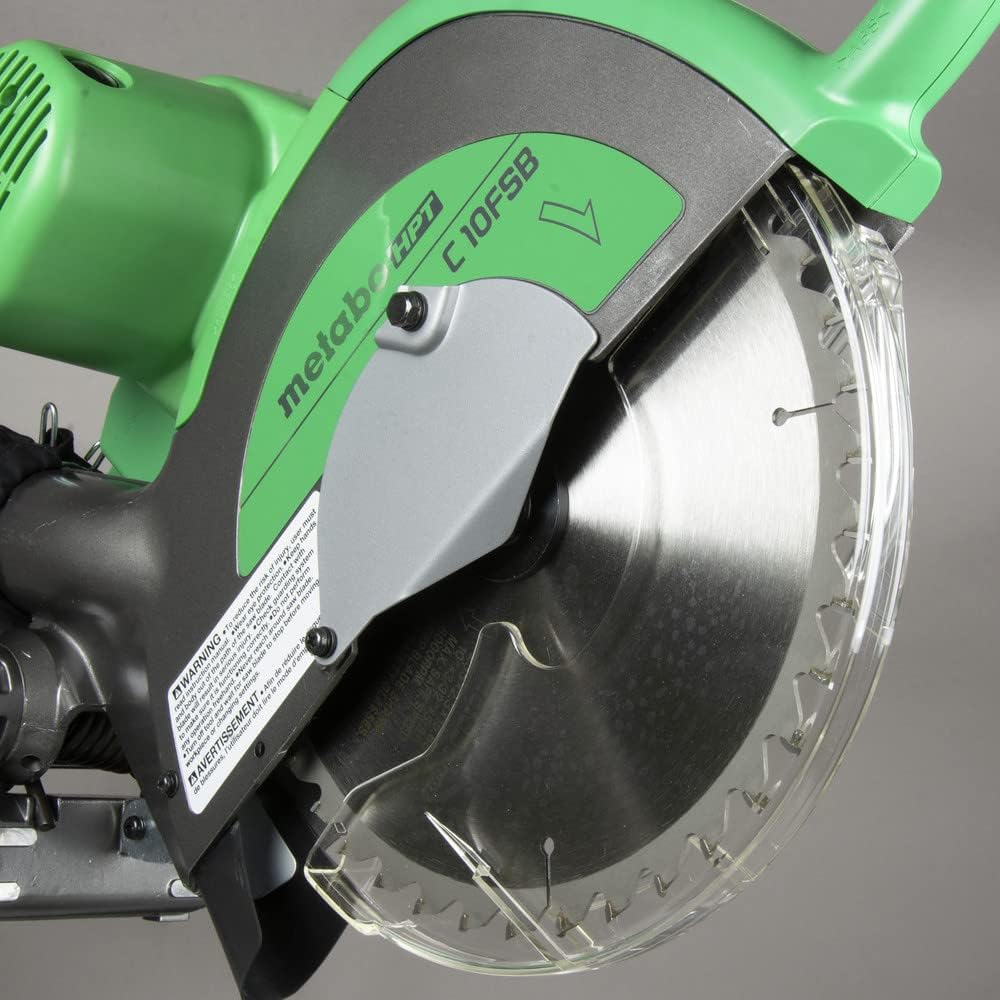 NEW - Metabo HPT 10-Inch Sliding Compound Miter Saw, Double-Bevel, Electronic Speed Control, 12 Amp Motor, Electric Brake, 5-Year Warranty (C10FSBS) - Retail $389 - Image 3