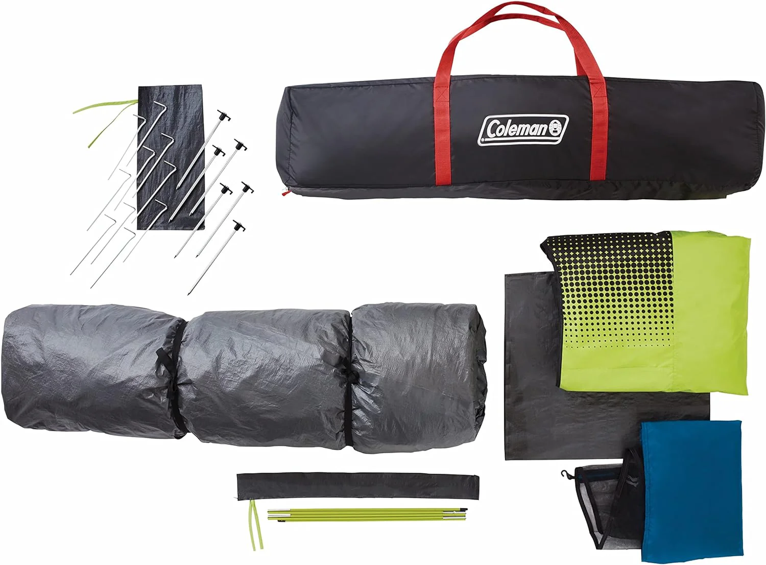 NEW - Coleman Camping Tent with Instant Setup, 10 Person Weatherproof Tent with Weathertec Technology, Double-Thick Fabric, and Included Carry Bag, Sets Up in 60 Seconds - Retail $329 - Image 8