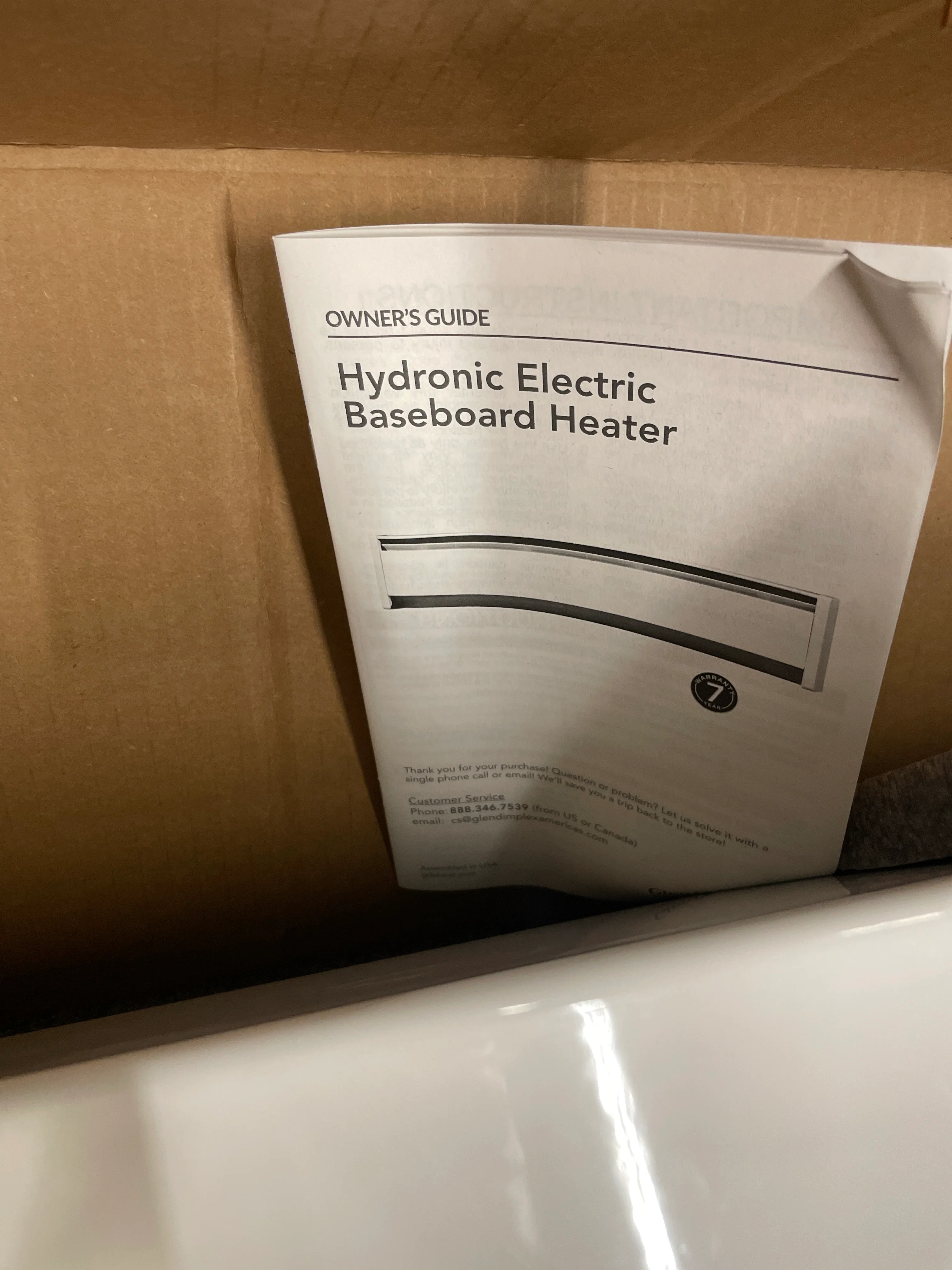 NEW - Cadet SoftHEAT 83" White 1500W Electric Baseboard Heater - 240V - Retail $299 - Image 8