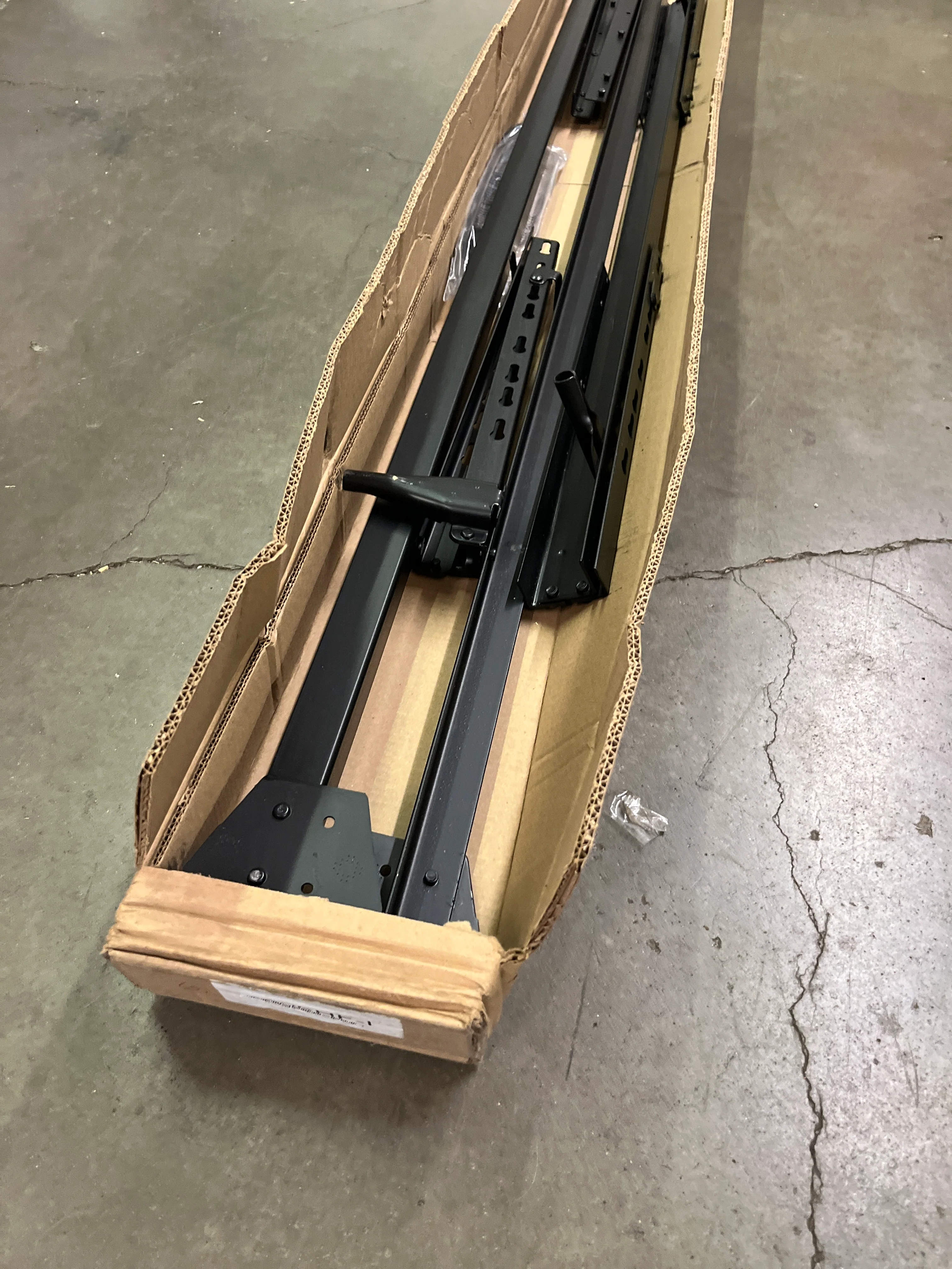 NEW - Hollywood Bed Frames Bed Frame with Headboard/Footboard Attachment/6 Legs and Adjustable Glides, Queen/Eastern King - Retail $107 - Image 4