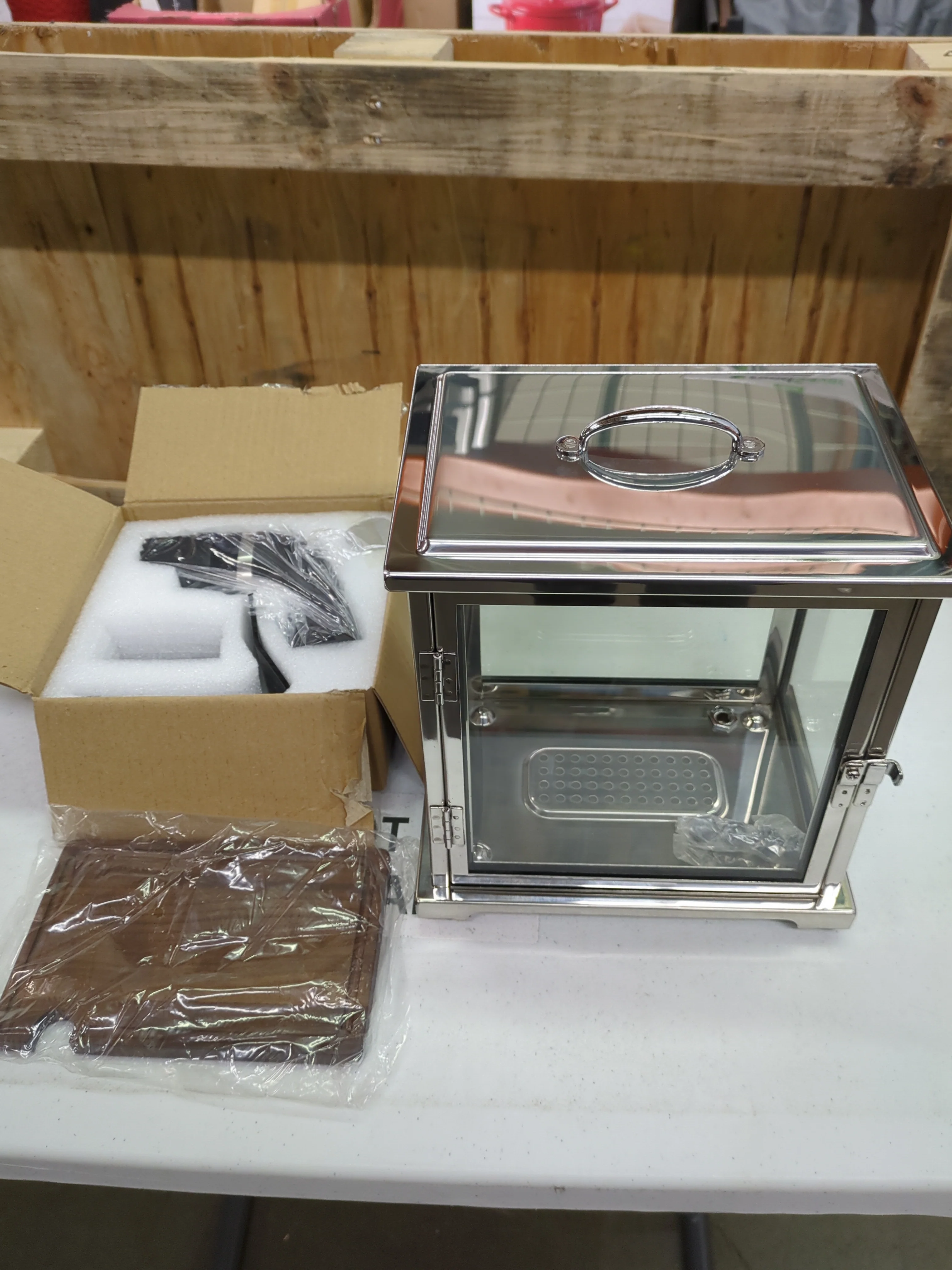 NEW - Crafthouse by Fortessa Glass Smoking Box with Handheld Smoker - Retail $245 - Image 6