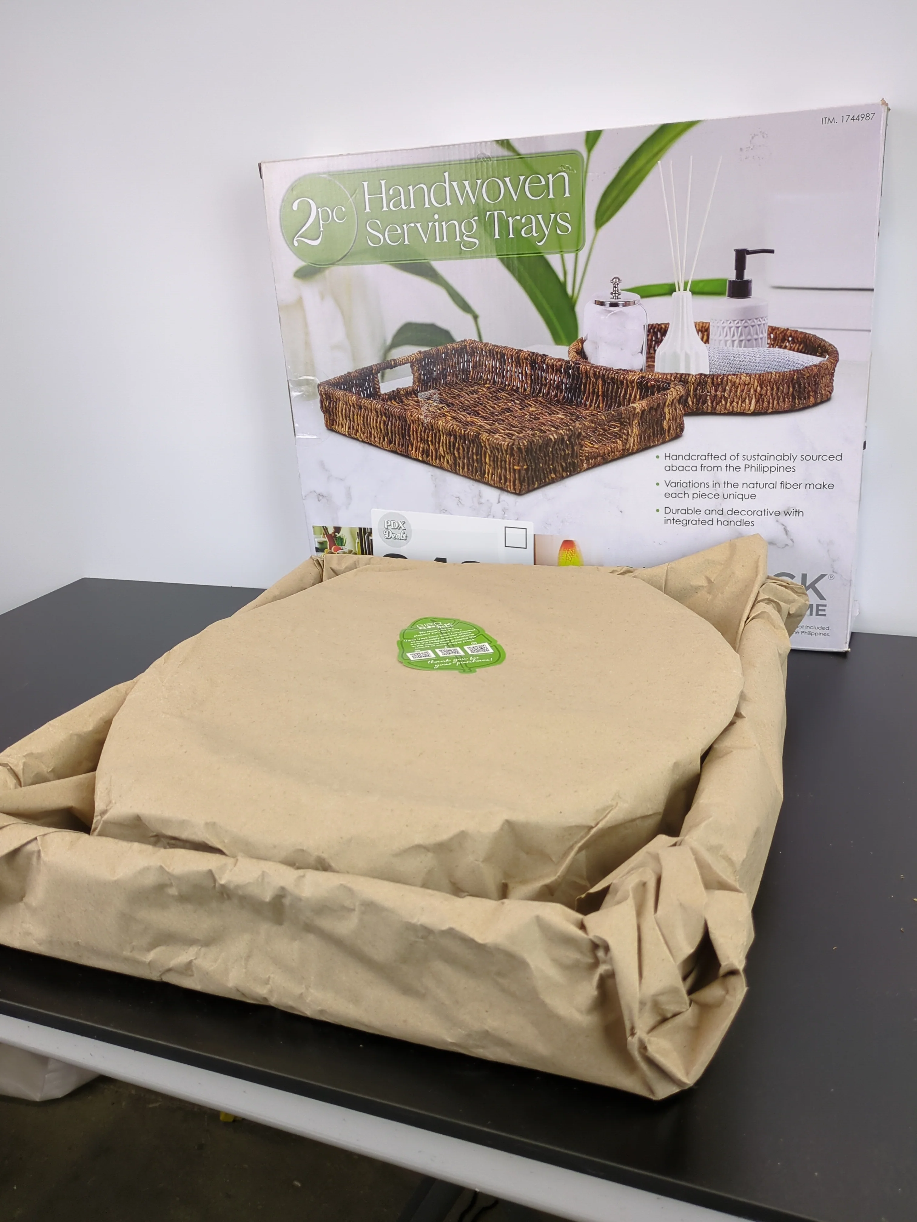 NEW - Costco - Birdrock Home Serving Trays, 2 Piece - Retail $25 - Image 2