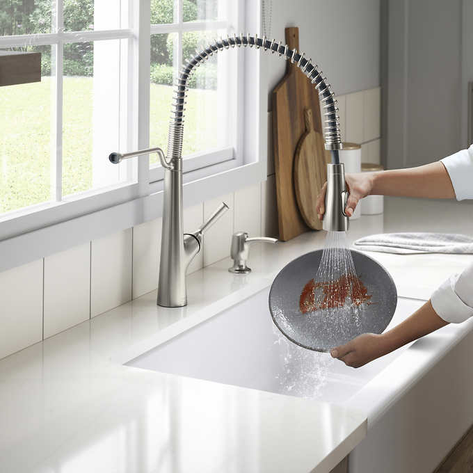 NEW - Kohler Albany Semi-Pro Kitchen Faucet - Retail $259 - Image 5