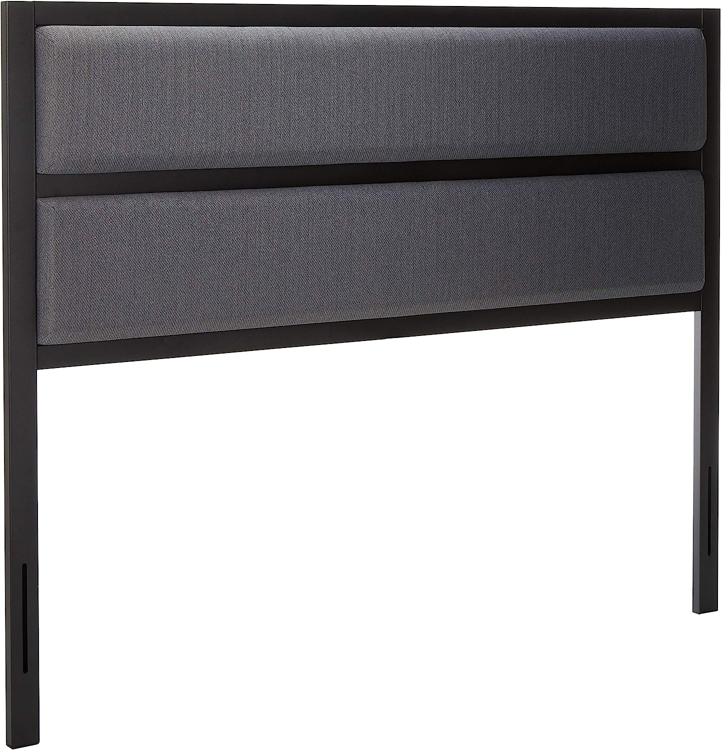 NEW - Zinus Jessica Modern Studio Upholstered Metal Headboard, Queen, Grey - Retail $69 - Image 2