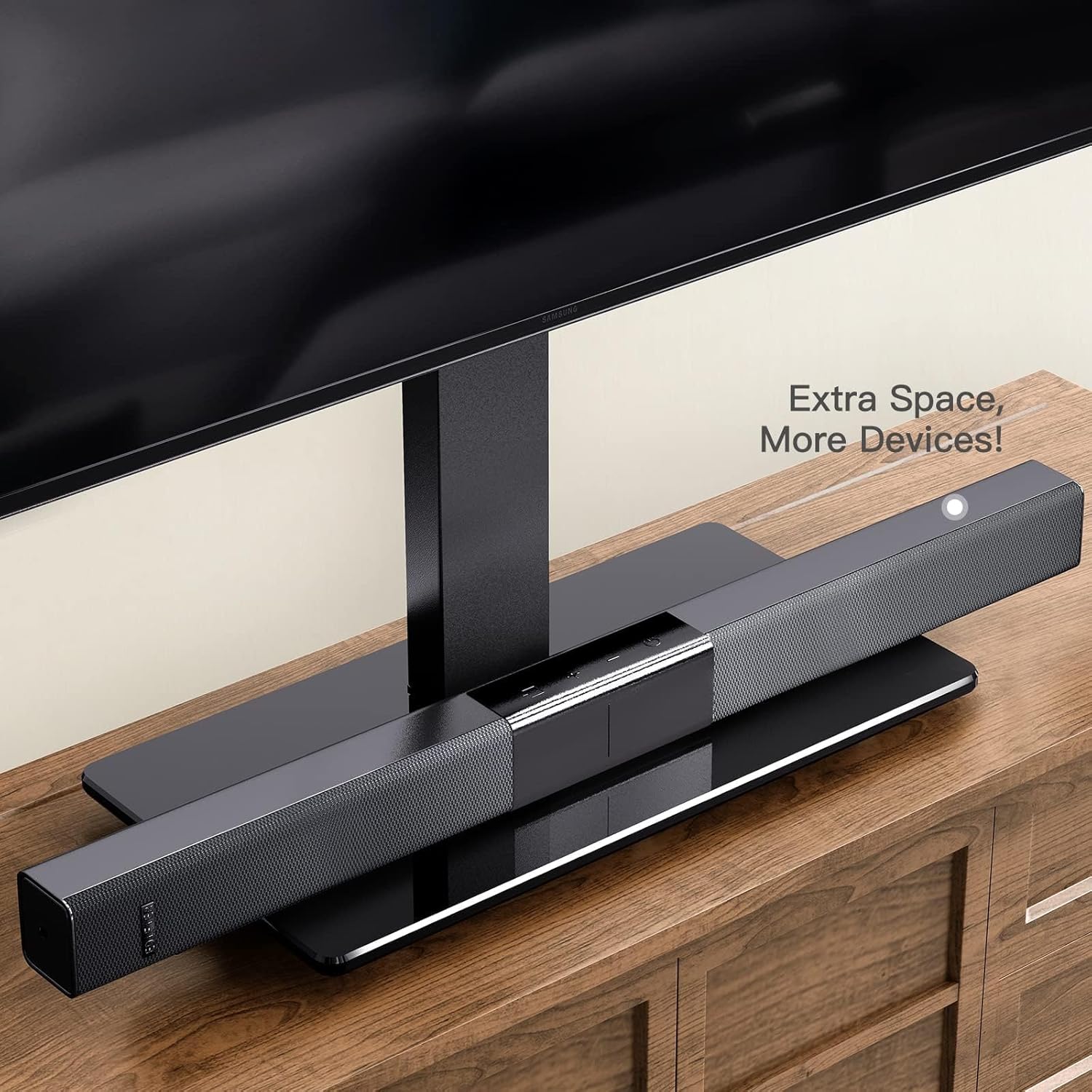 Marsail Universal TV Stand Base for 44-85 Inch LCD OLED Flat/Curved Screen TVs-Height Adjustable/Tall/Larger Table Top TV Stand Mount with Cable Management, VESA 800x400mm - Image 5