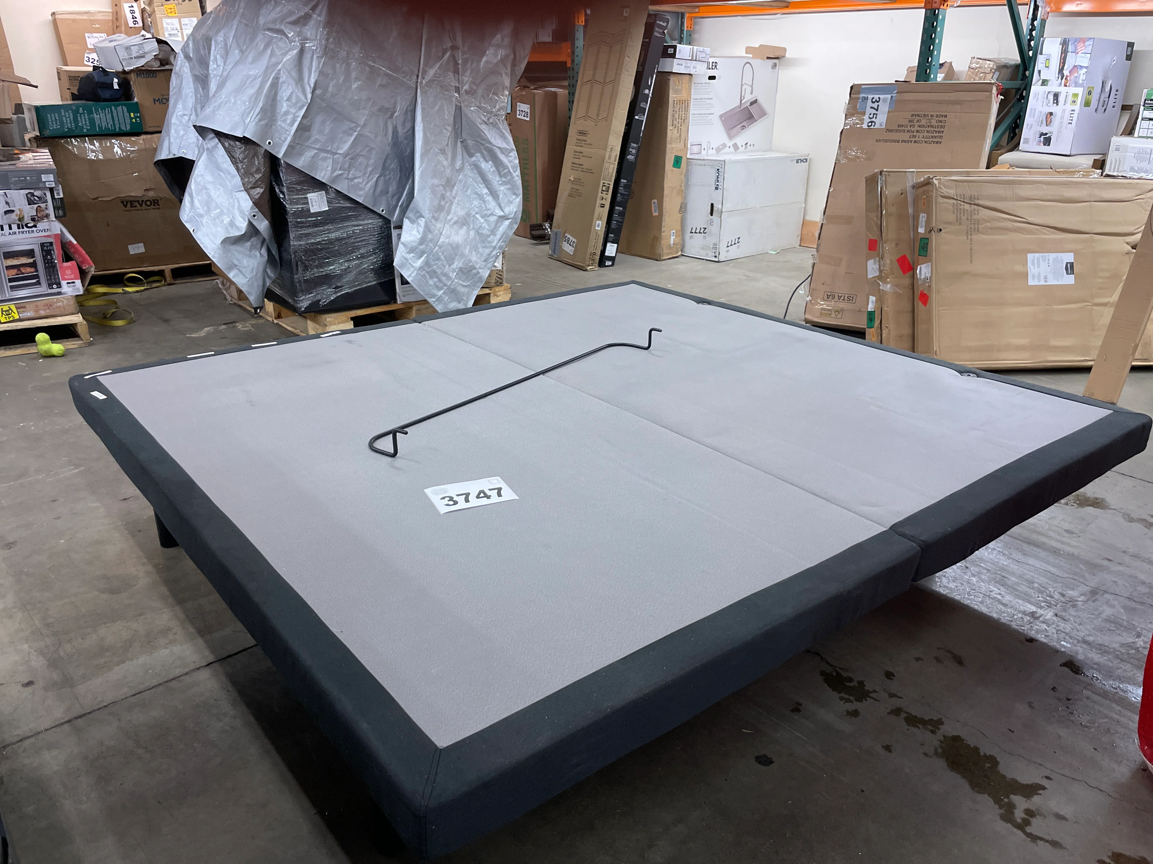 Nestl Adjustable Bed Frame, Adjustable Massage Bed Frame with Wireless Remote, Adjustable Bed Base Head & Foot Massage, Fast & Easy Assembly, USB Ports, LED Light, King Size Bed Frame - Retail $934 - Image 10