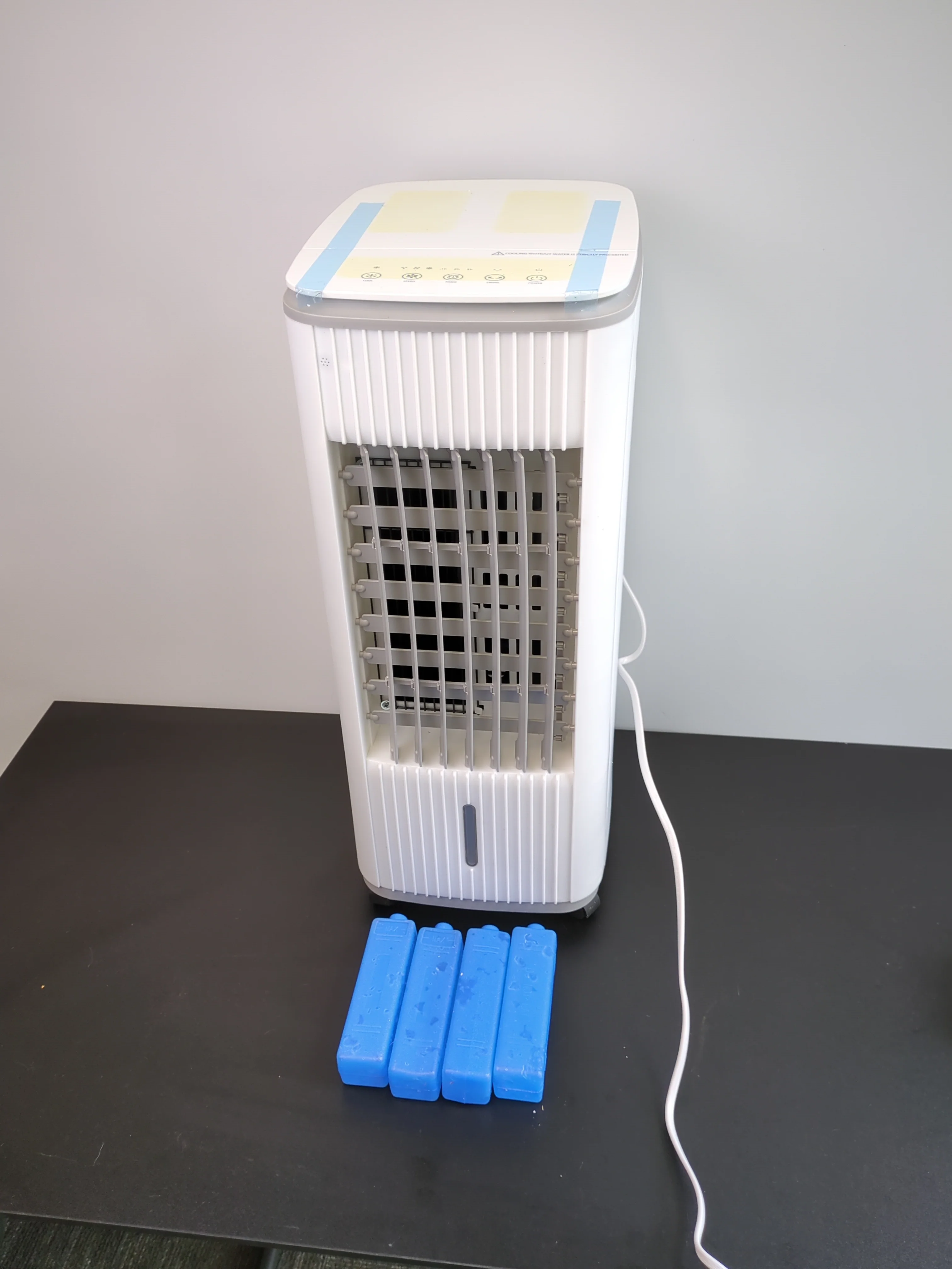 Evaporative Air Cooler, 3-IN-1 Windowless Portable Air Conditioner with Natural/Cooling/Humidifier & 3-Speed, 70° Oscillation & 7 Timer Remote Control, Swamp Cooler w/4 Ice Packs for Home & Kitchen - Retail $189 - Image 4