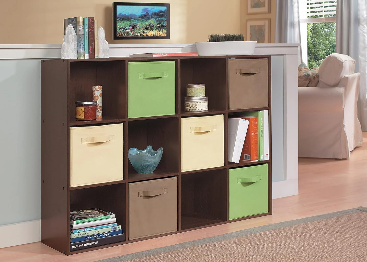 NEW - ClosetMaid 1292 Cubeicals Organizer, 12-Cube, Espresso - Retail $126 - Image 3