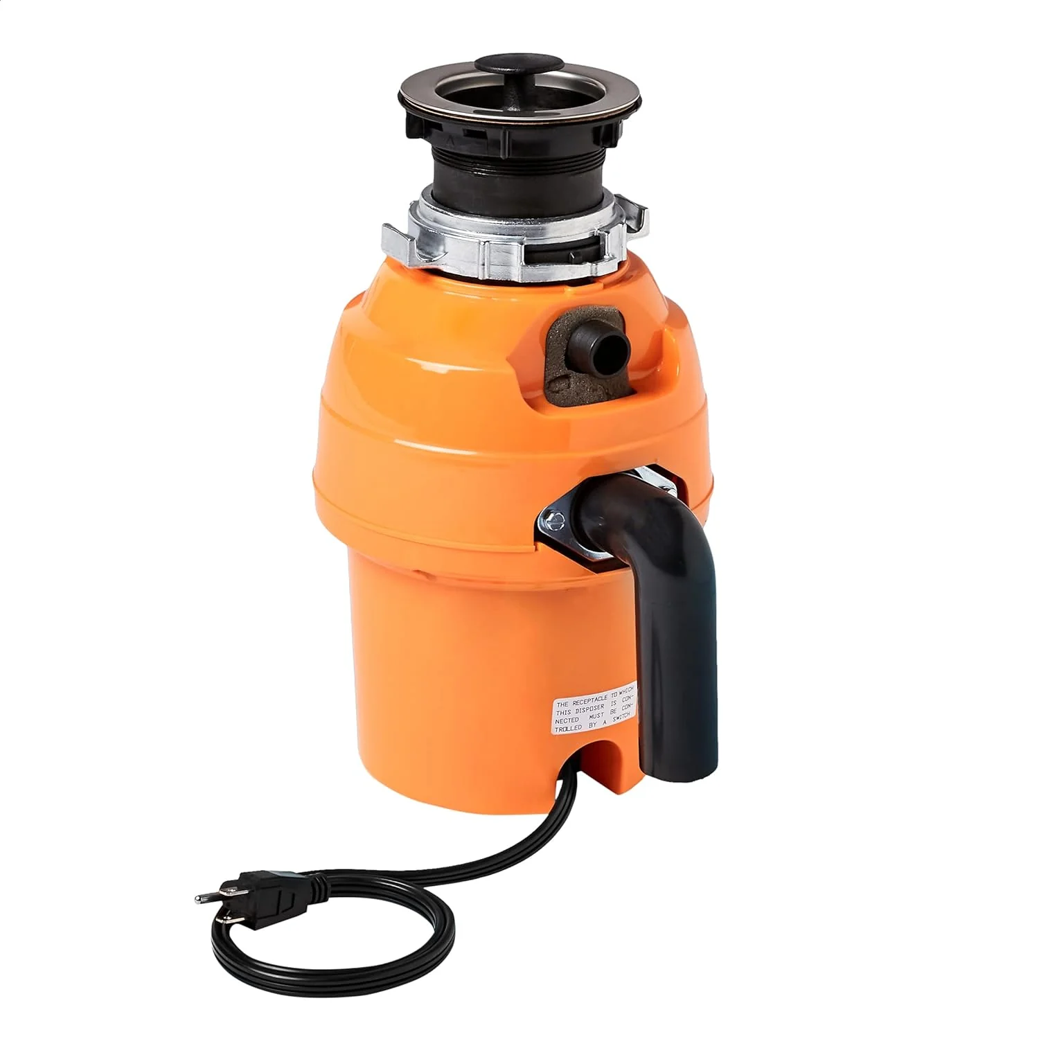 NEW - AmazonCommercial Garbage Disposal with Power Cord, 3/4 HP - Retail $100 - Image 2