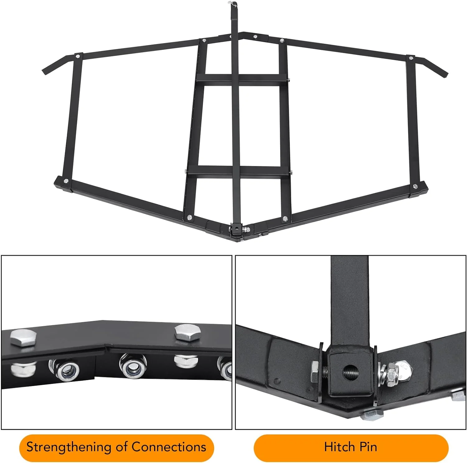 NEW - 66 Inch Driveway Drag Grader Harrow with 2 Adjustable Bars Driveway Drag Grader for Landscape Leveling or Farm Garden Field - Retail $75 - Image 6