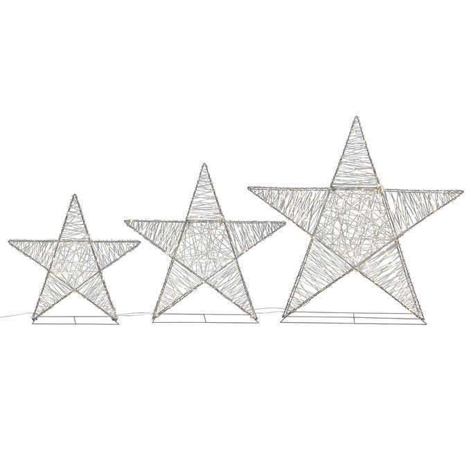 Costco - LED Stars 3-piece Set - Retail $49.97 - Image 2