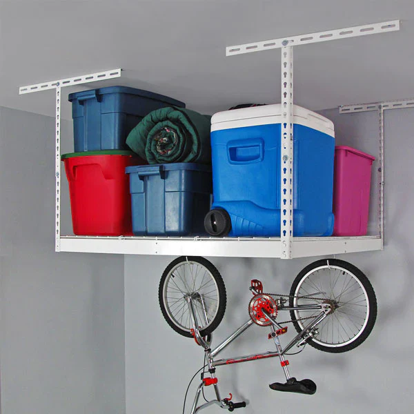 NEW - SafeRacks 4' x 4' Overhead Garage Storage Rack - Retail $109 - Image 3
