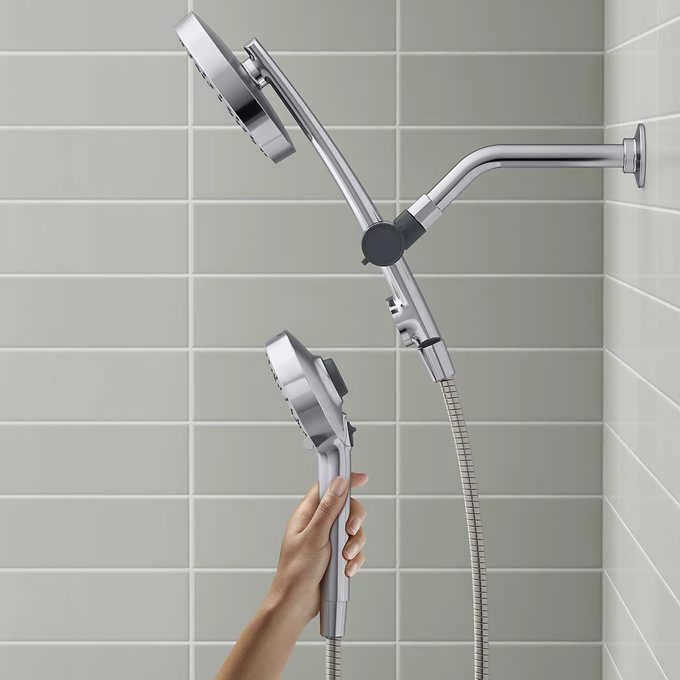 Kohler Prone - Chrome 3-in-1 Multifunction Shower Head with PowerSweep - Chrome - Image 5
