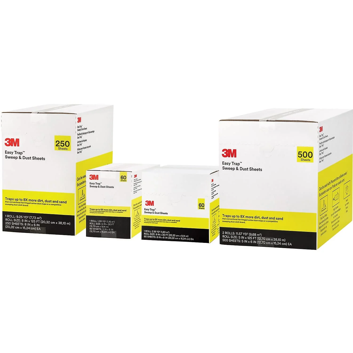 3M 59032W Easy Trap Duster, 5-Inch X 30ft, White, 60 Sheets/Box - Image 8