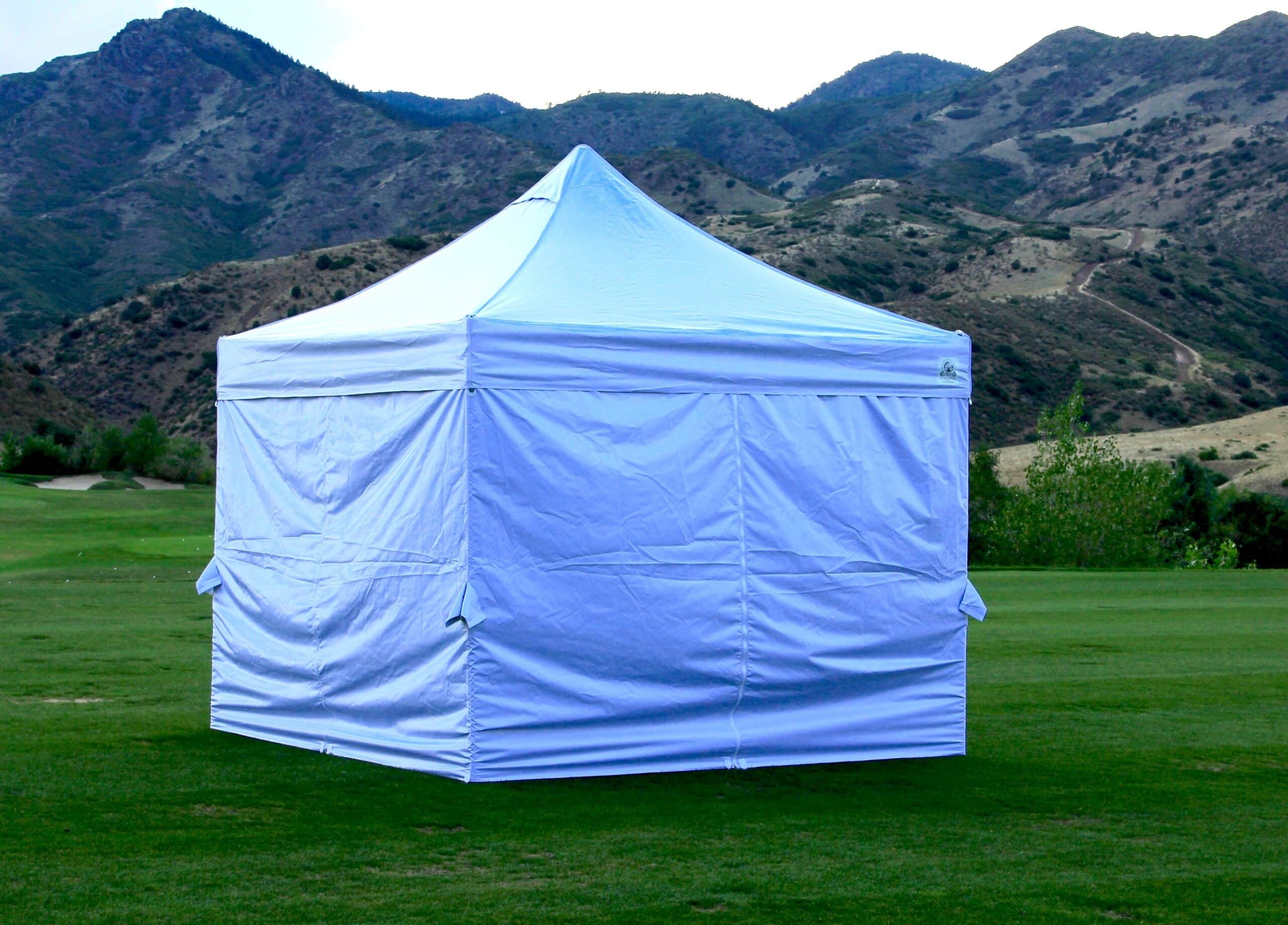 NEW - 10’x10’ – UNDERCOVER® X3 Canopy | Steel Frame Commercial | Curtain-Walls | TILT-N-GO™ Wheels - Image 2