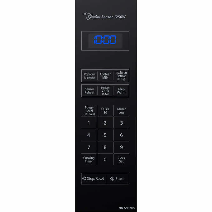 NEW - Panasonic Family Size 2.2CuFt Countertop Microwave Oven with Cyclonic Inverter Technology NN-SN97HS - Image 3
