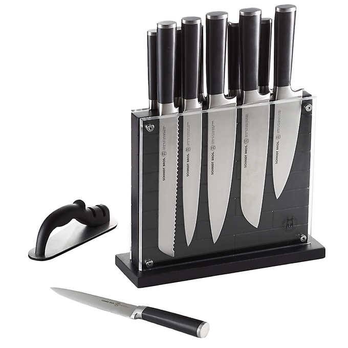 NEW - Schmidt Brothers Black Subway 15-piece Knife Block Set - Retail $249 - Image 3