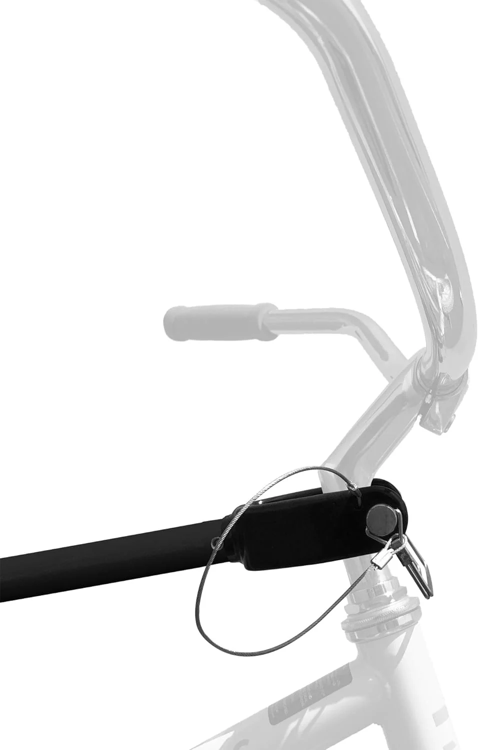NEW - Retrospec Bike Rack Cross-Bar Top Tube Adjustable Adapter, Black, 18"-28" (3545) - Retail $20 - Image 3