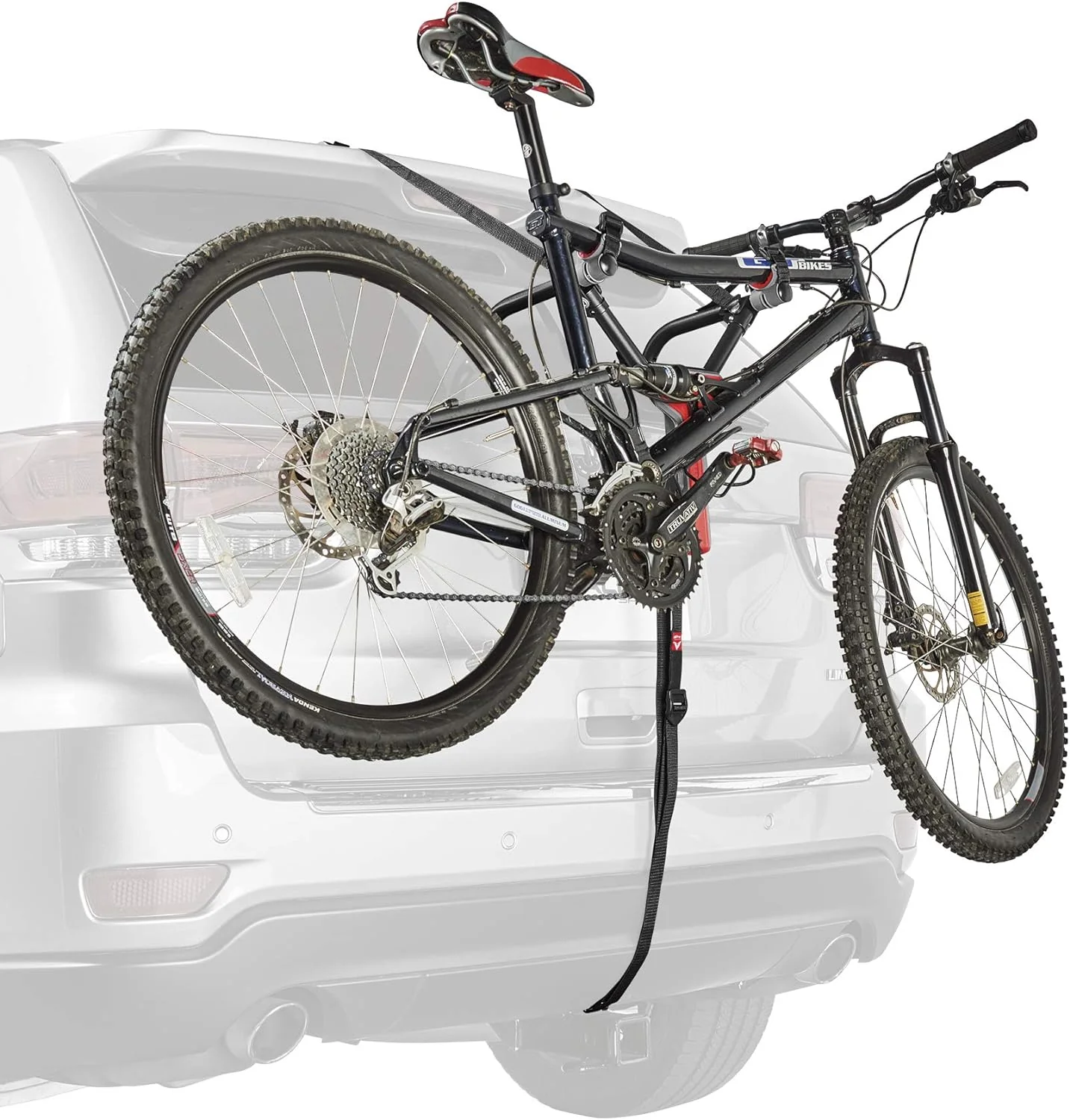 NEW - Allen Sports Ultra Compact Folding 1-Bike Trunk Mount Rack, Model MT1-B, Gray powder coated - Retail $56 - Image 4