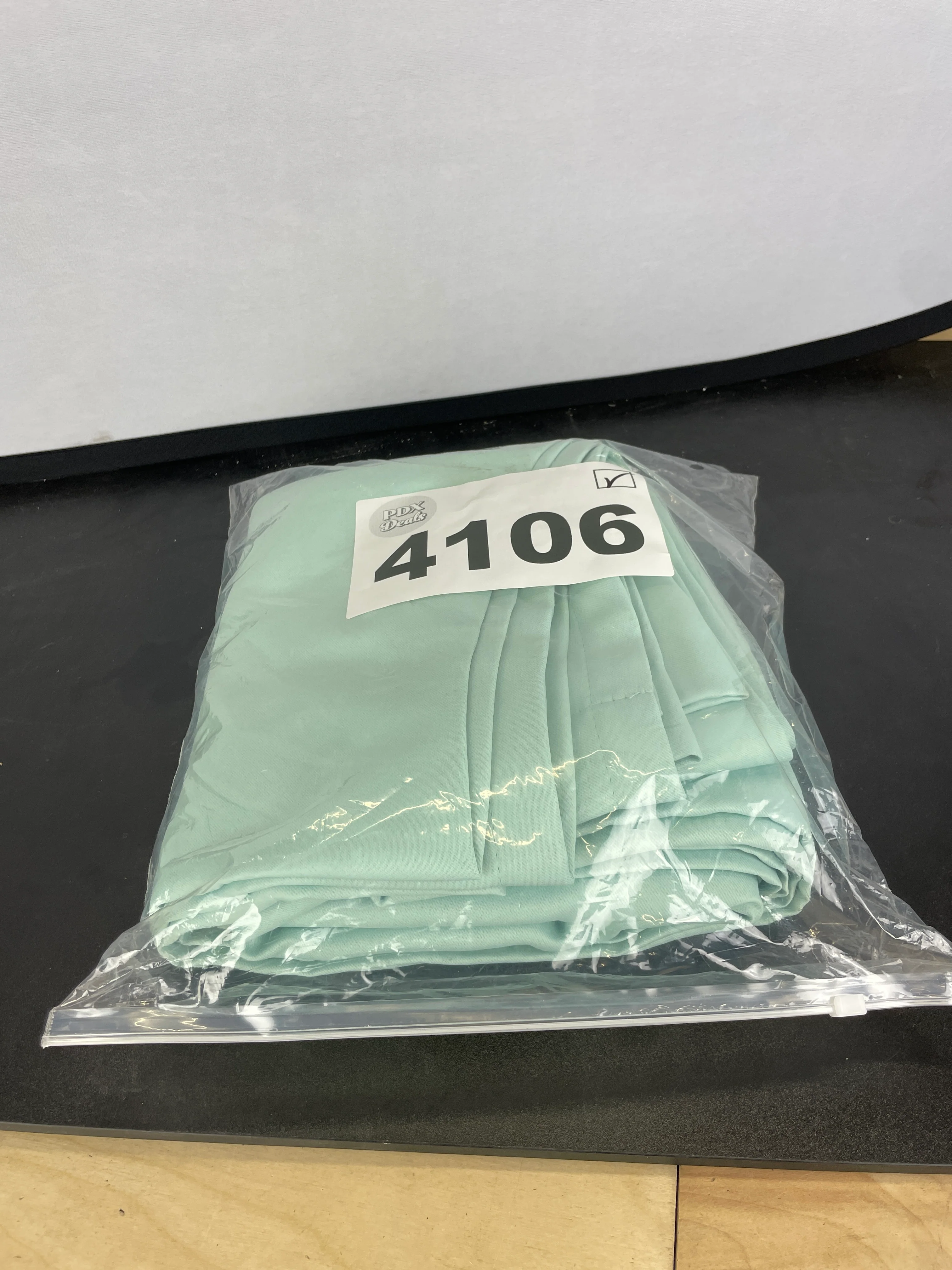NEW - BONZER Waterproof Outdoor Patio Curtains 1 Panel - Thermal Insulated, Sunlight Blocking Weatherproof Grommet Outside Curtains for Porch, Pergola, Cabana, Balcony, 1 Panel, 100W x 95L inch, Seafoam - Retail $59 - Image 7