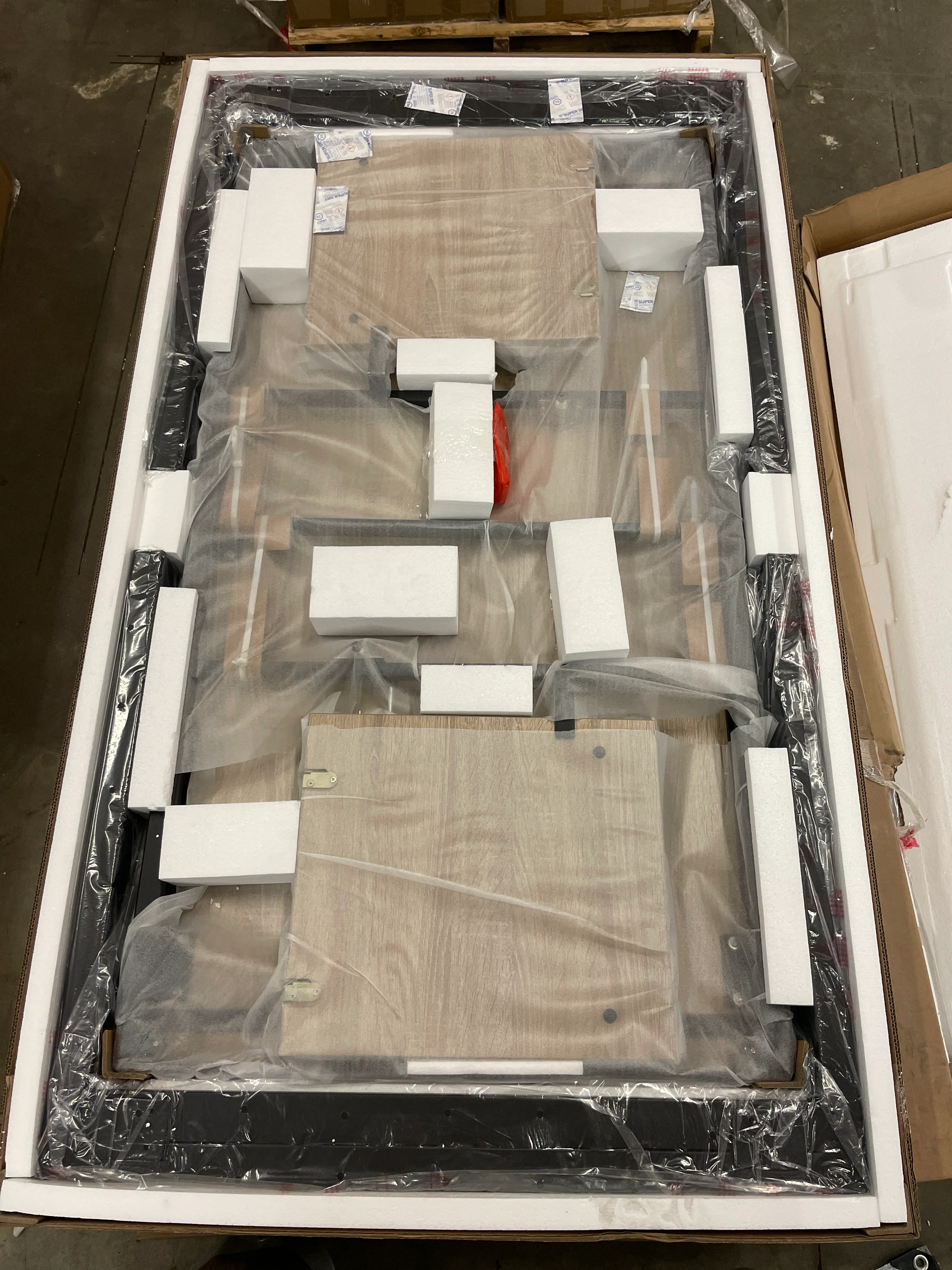 NEW in Box - Acanva Extension Rectangle Dining Table for 6 to 8, Two Expandable MDF Butterfly Leaves & Sturdy Base, Suited for Living Room, Office &Kitchen, Dx29.5”H, 63”(+31.4”) Wx35.5”Dx29.7”H, Sonoma - Retail $729 - Image 5