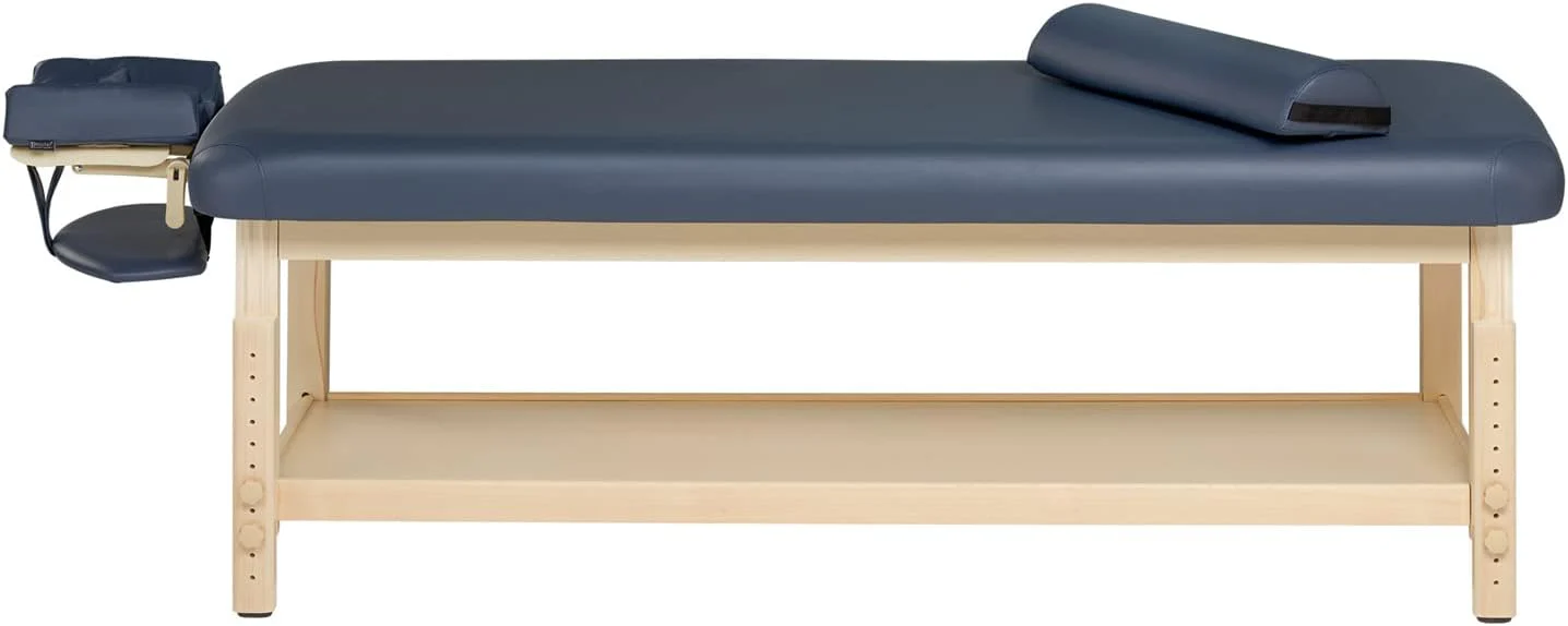 NEW - Master Massage 30" Laguna Comfort Wooden Stationary Massage Table Spa Table, Height Adjustable Flat Physical Therapy Bed-Medical Clinical Treatment Bed-Salon Beauty Bed-Facial Tattoo Aesthetic Bed - Retail $979 - Image 6