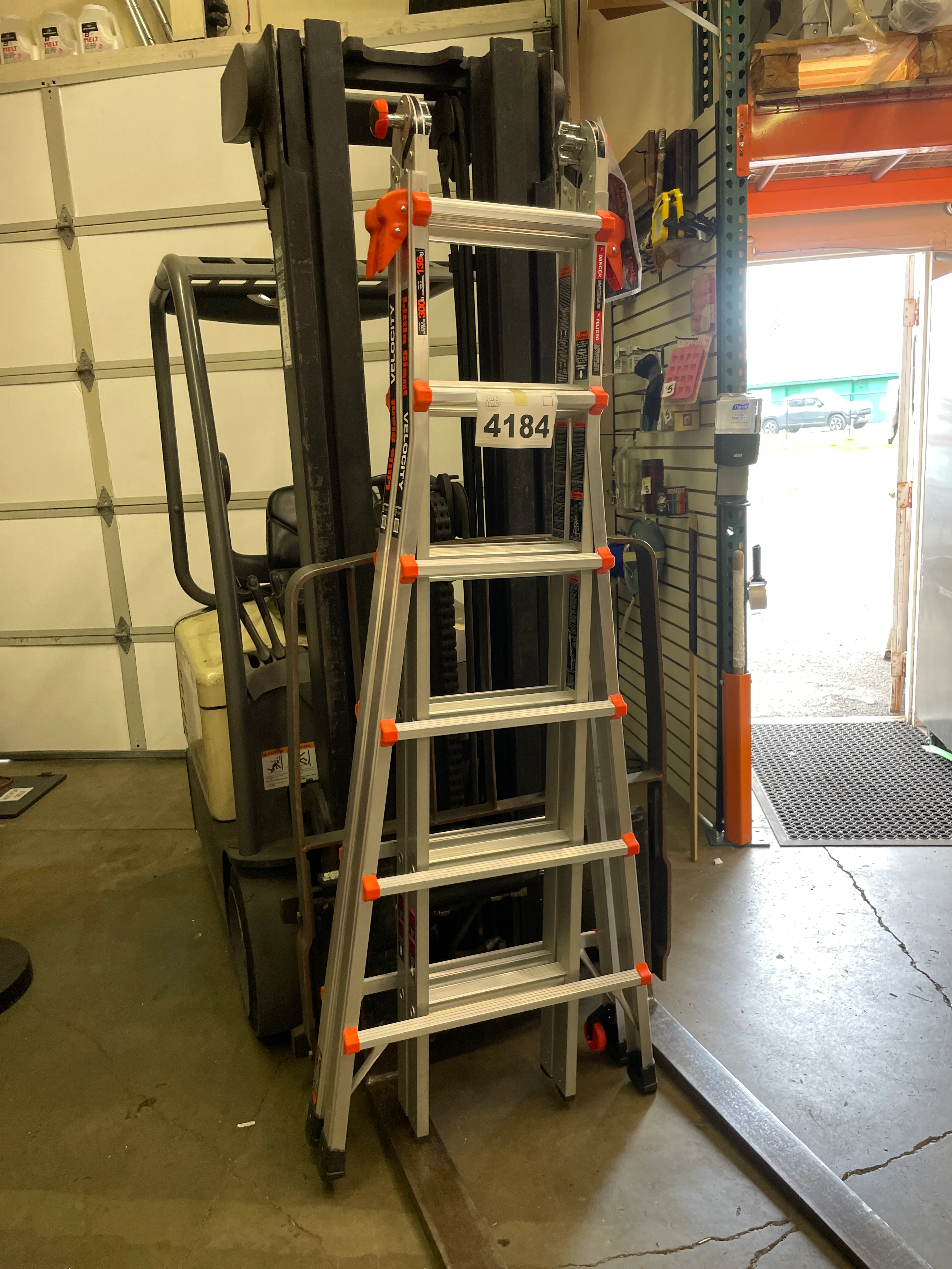 NEW - Little Giant Ladders, Velocity with Wheels, M26, 26 Ft, Multi-Position Ladder, Aluminum, Type 1A, 300 lbs Weight Rating, (15426-001) - Retail $439 - Image 6