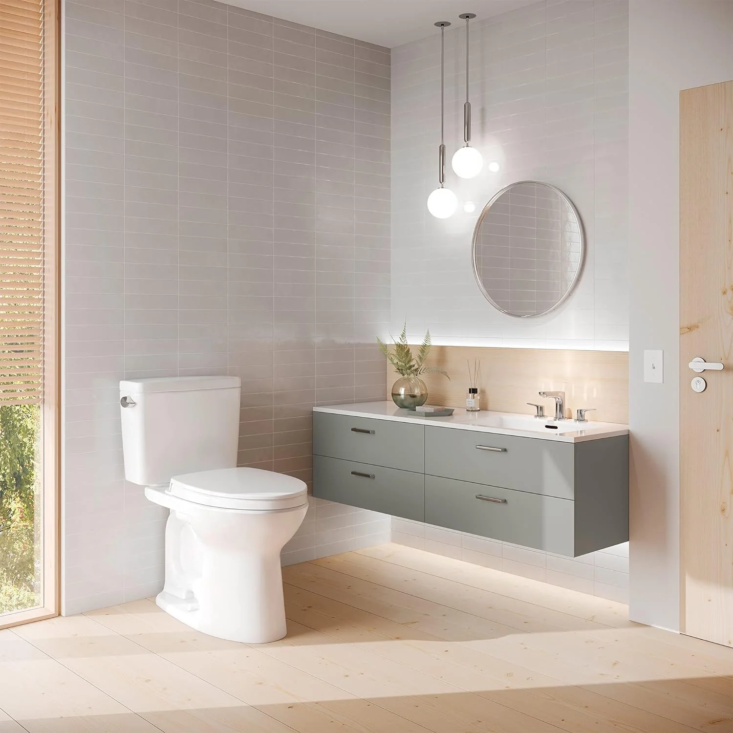 NEW - TOTO Drake Two-Piece Elongated 1.6 GPF TORNADO FLUSH Toilet with CEFIONTECT, Cotton White - CST776CSG#01 - Retail $255 - Image 7