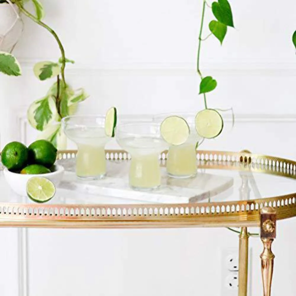 NEW - Libbey Stemless Margarita Glasses Set of 6, Modern Margarita Glasses, Lightweight, Unique Bar Glasses, Lead-Free Margarita Set, 10.25 ounces - Retail $25 - Image 5