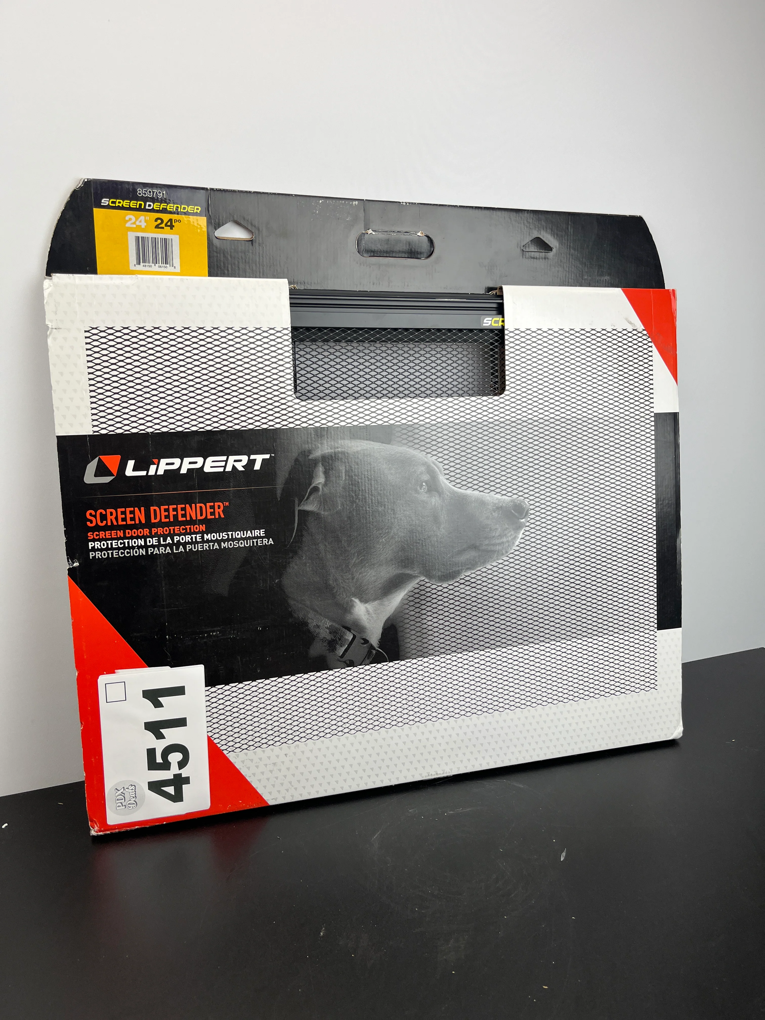 NEW - Lippert Components 859791 Screen Defender RV Entry Door Aluminum Screen Protector, 24-inch Door (20.5" Screen Kit) - Retail $76 - Image 5