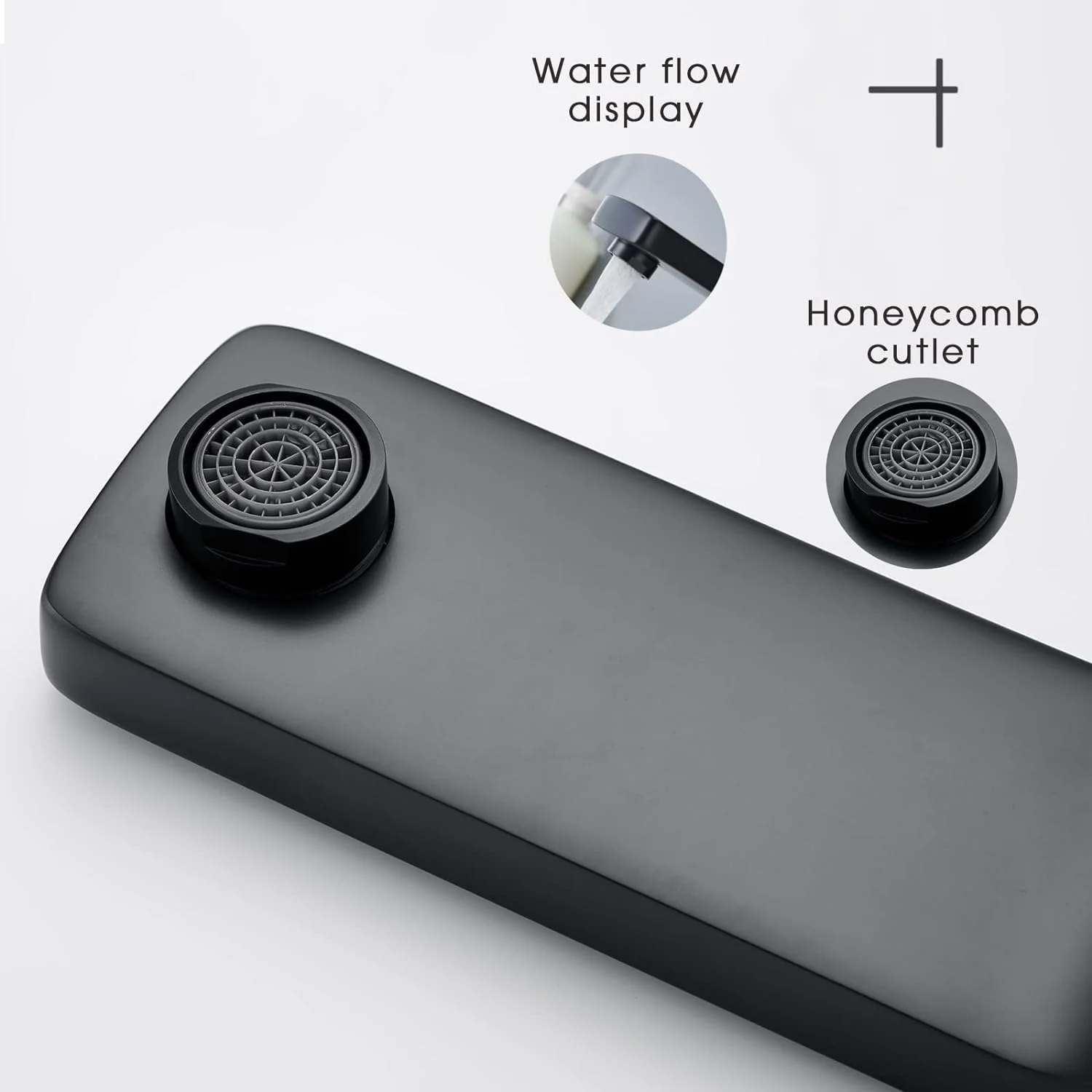 NEW - Automatic Sensor Touchless BathroomSink Faucet Hot and Cold Mixer Sensor Faucet with Control Box Vanity Faucets Hands Free Bathroom Water Tap with Control Box,Matte Black - Retail $128 - Image 3