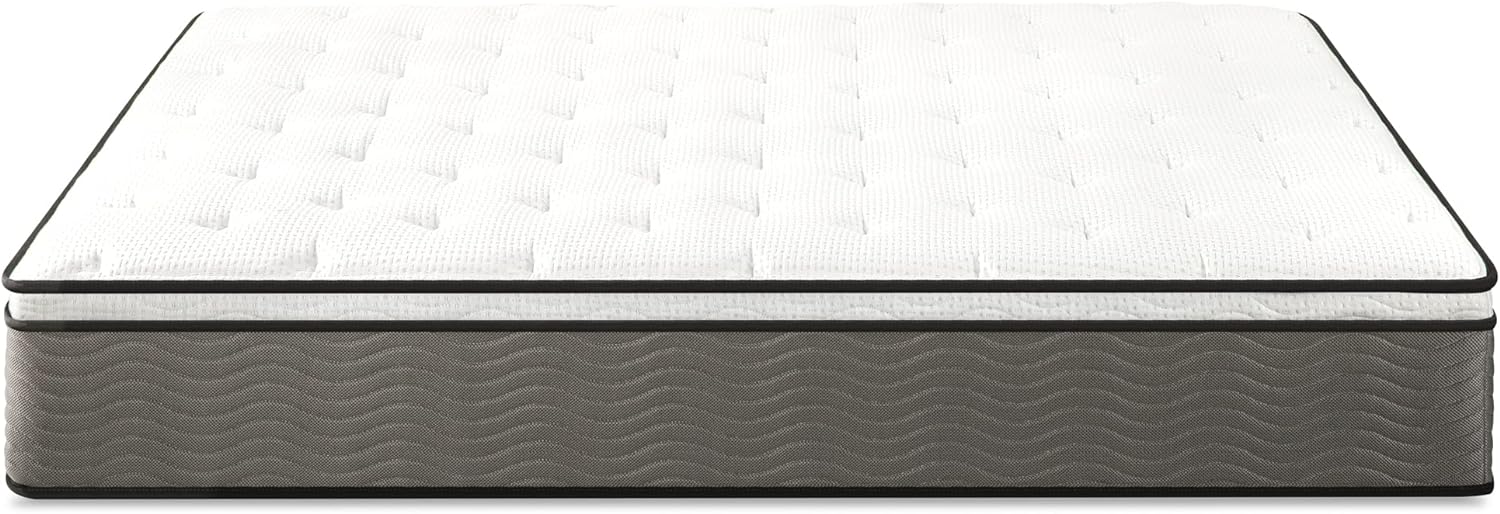 NEW - ZINUS 12 Inch FULL Support Plus Pocket Spring Hybrid Mattress, Extra Firm Feel, Heavier Coils for Durable Support, Pocket Innersprings for Motion Isolation, Mattress-in-a-Box, Full White - Retail $248