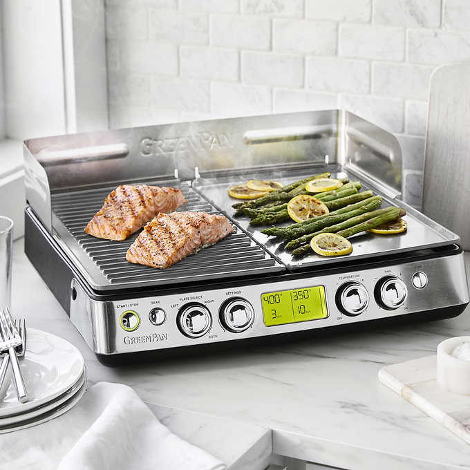 Like NEW - GreenPan XL Smoke-Less Grill & Griddle - Retail $299 - Image 2