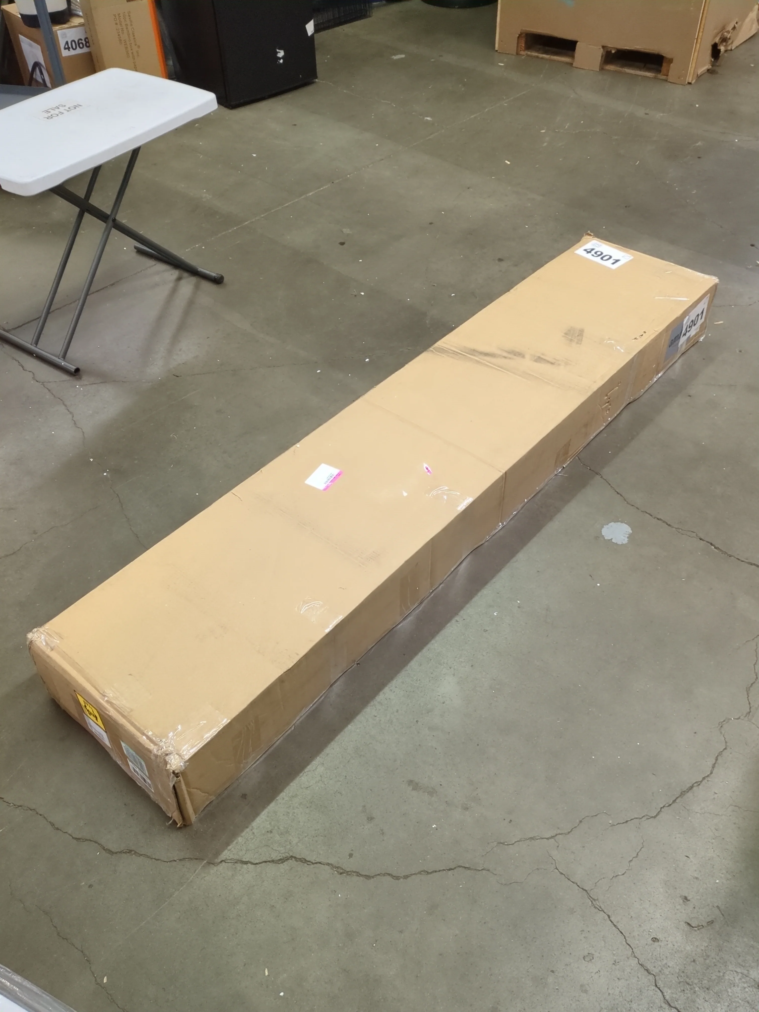 NEW - ZINUS QUEEN Allen Mid Century Wood Platform Bed Frame / Solid Wood Foundation / Wood Slat Support / No Box Spring Needed / Easy Assembly, Queen - Retail $305 - Image 6