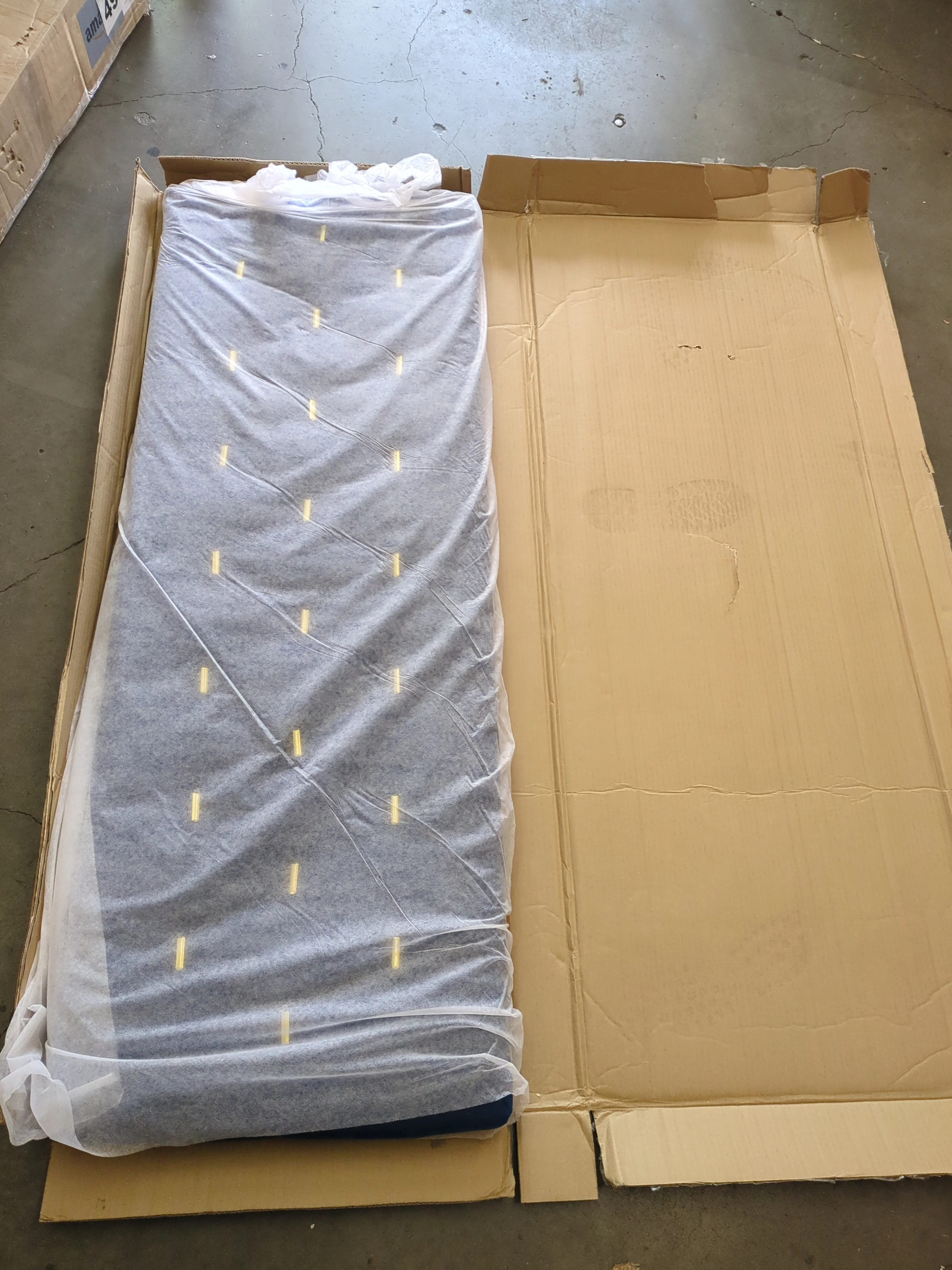 NEW - Oudiec Upholstered Queen Size Platform Bed with Trundle and Drawers for Bedroom/Guest Room, Pine Bedframe w/Wood Slat Support, No Box Spring Required,Blue - Retail $219 - Image 5