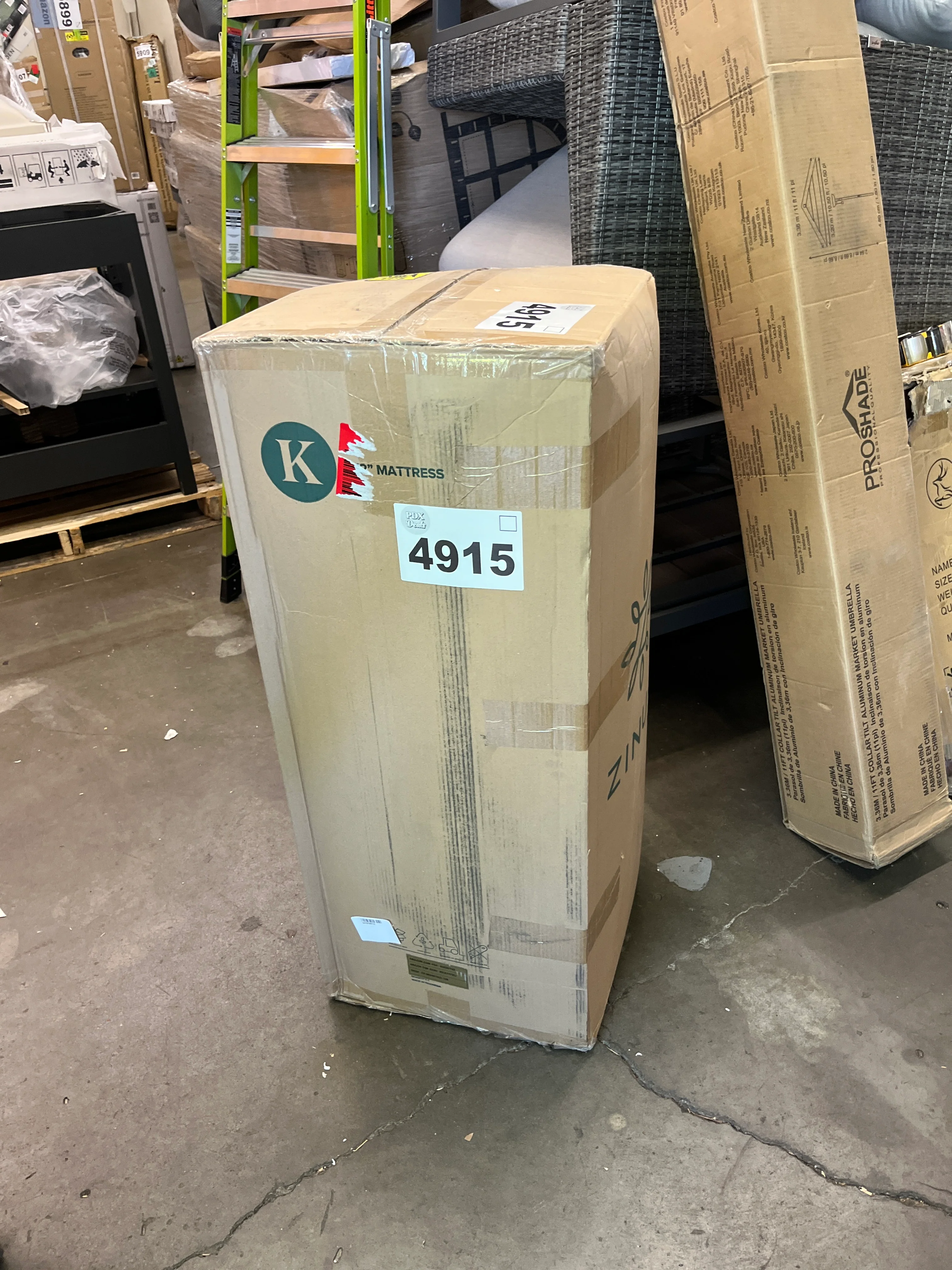 NEW - Zinus 12 Inch KING Cooling Comfort Support Hybrid Mattress [New Version], Fiberglass Free, Medium Plush, Cooling Motion Isolation, Certified Safe Foams & Fabric, Bed-in-A-Box, King - Retail $400 - Image 11