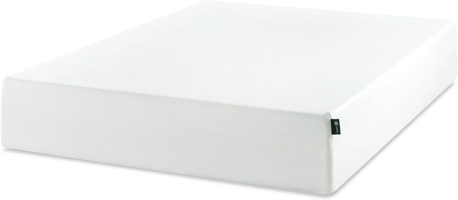 NEW - ZINUS 12 Inch CALI KING Green Tea Memory Foam Mattress, Fiberglass Free, Patented Custom Contour Support, Sturdy Base Foam, CertiPUR-US Certified, Bed-in-a-box, California King, White - (Old Version) - Retail $419 - Image 3