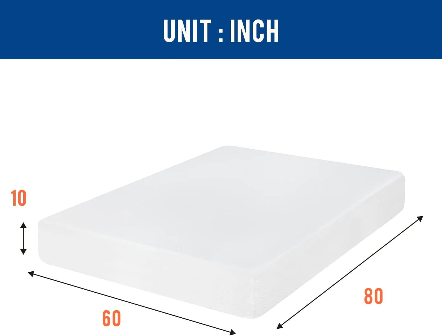 NEW - 10 inch QUEEN Gel Memory Foam Mattress for Cool Sleep & Pressure Relief, Medium Firm Mattresses CertiPUR-US Certified/Bed-in-a-Box/Pressure Relieving (10 in, Queen) - Retail $189 - Image 2
