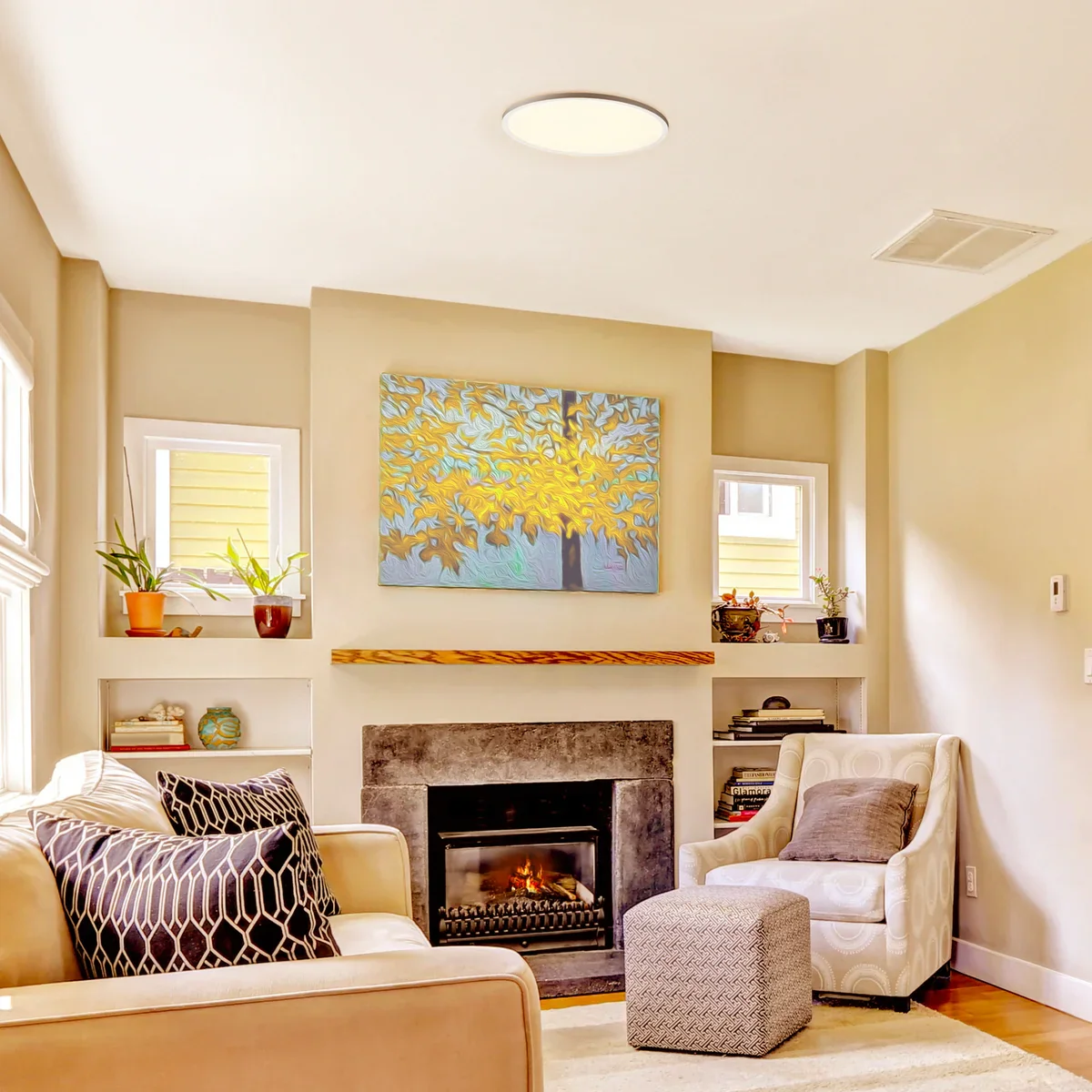 KODA Slim 15"LED Ceiling Light With Adjustable Color Temperature - Image 4